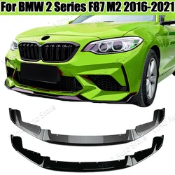 For BMW F87 M2 CS Coupe Competition 2016 2017 2018 2019 2020 2021 Car Front Bumper Lip Body Kit Spoiler Canard Splitter Diffuser