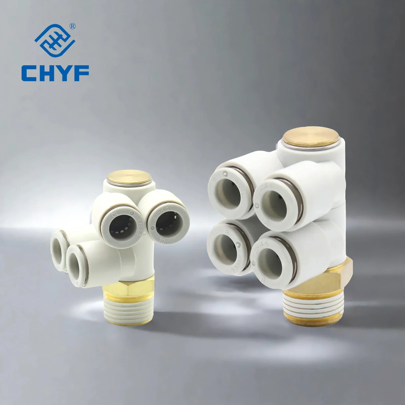 Smc original KQ2ZD Series Double Branch Universal Male Elbow Fittings 4mm 6mm 8mm 10mm 12mm KQ2ZD04/06/08/10/12