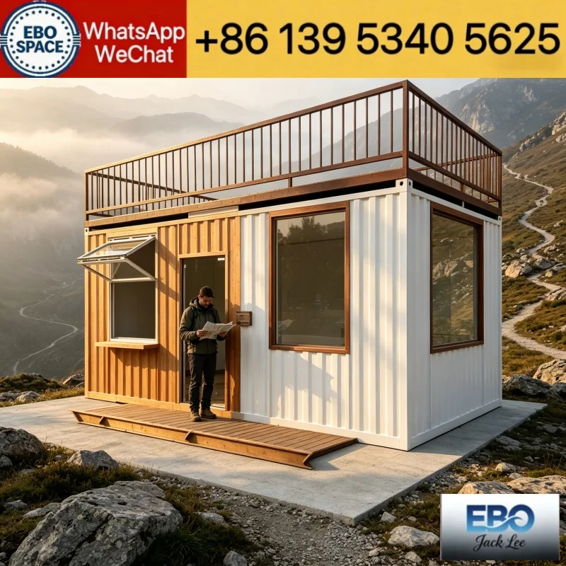 High Quality Expandable Foldable Container Home Prefab Villa With Kitchen Cabinet Mobile Backyard Guest House