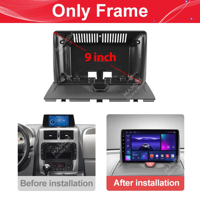 For Peugeot Expert 2 G9 2007 - 2017 9 Inch Car Radio Frame Stereo Panel Harness Wire Power Cord Canbus Installation DVD GPS Mp5 - view 3