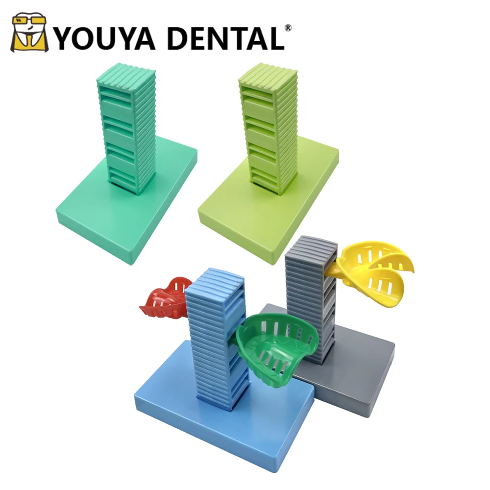 Dental Impression Tray Holder Convenient to clean Dental Tooth Tray Collection Trays Base Bracket Dental Tray Storage Rack