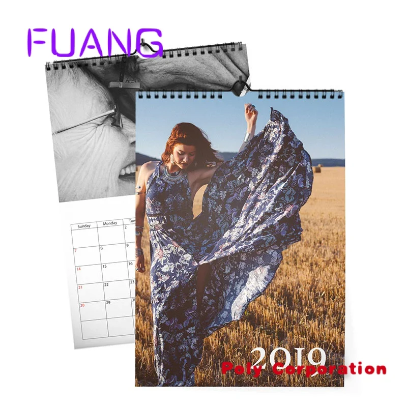 Custom  Custom Coloring Printing 2023 2024 Wall Calendar