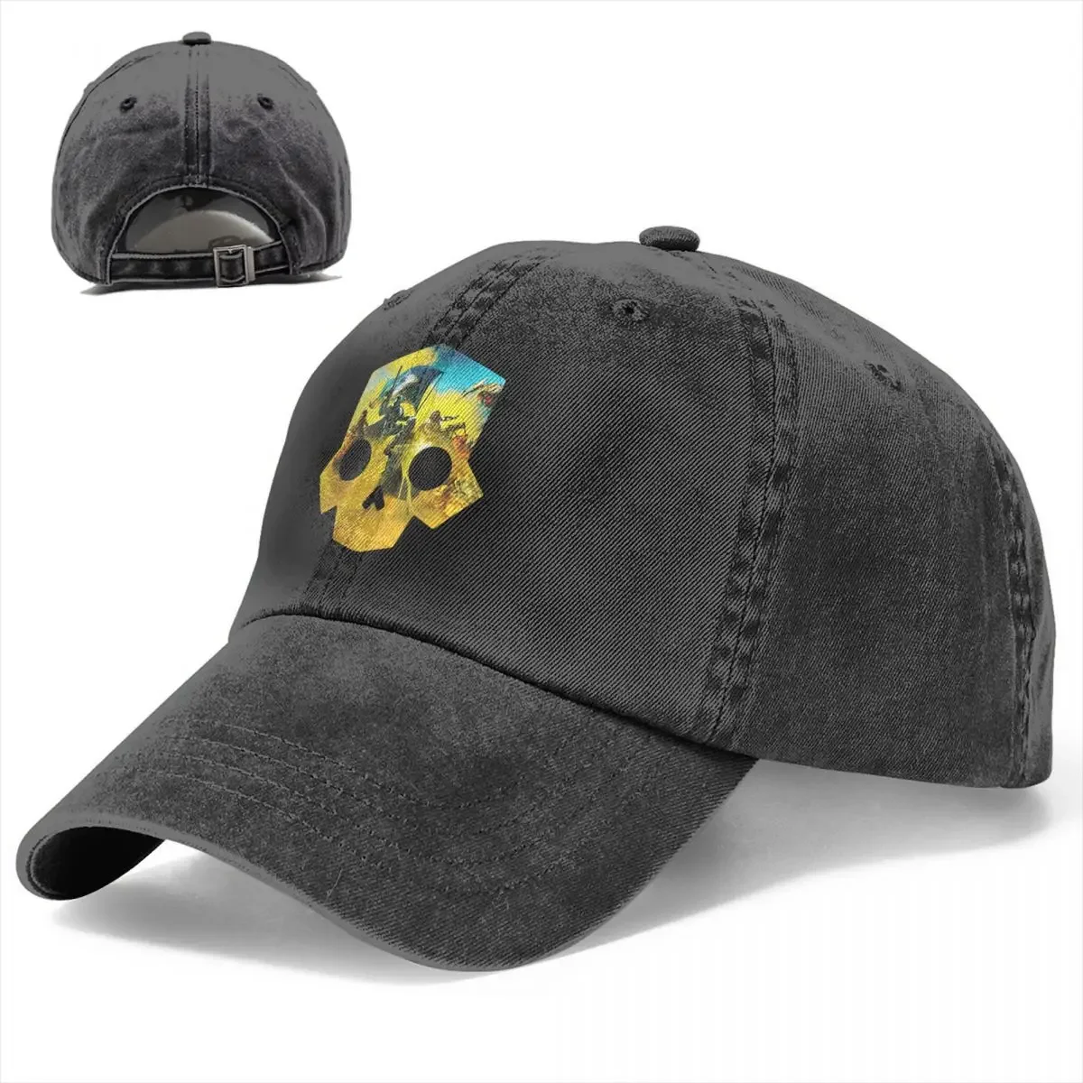 Casual Helldivers 2 Video Game Helldivers II Booooom Baseball Cap for Men Women Distressed Cotton Sun Cap Summer Hats Cap