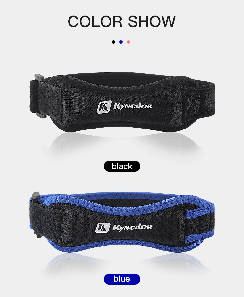 Patella-Kniescheibenband Verstellbarer Silikagel-Kniebandage-Schutz Knieschoner für Laufen, Sport, Radfahren, Fitness – Detail 8