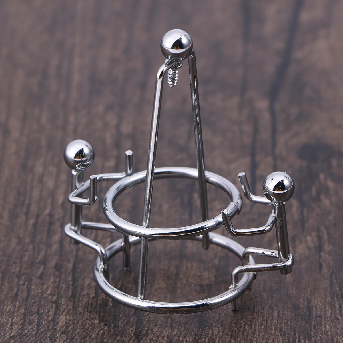 

Balanced Ball Tumbler Metal Figurine Desk Decoration Stress Relief Toy Balancing Ornaments Home Office Crafts Mini Cradle Shape