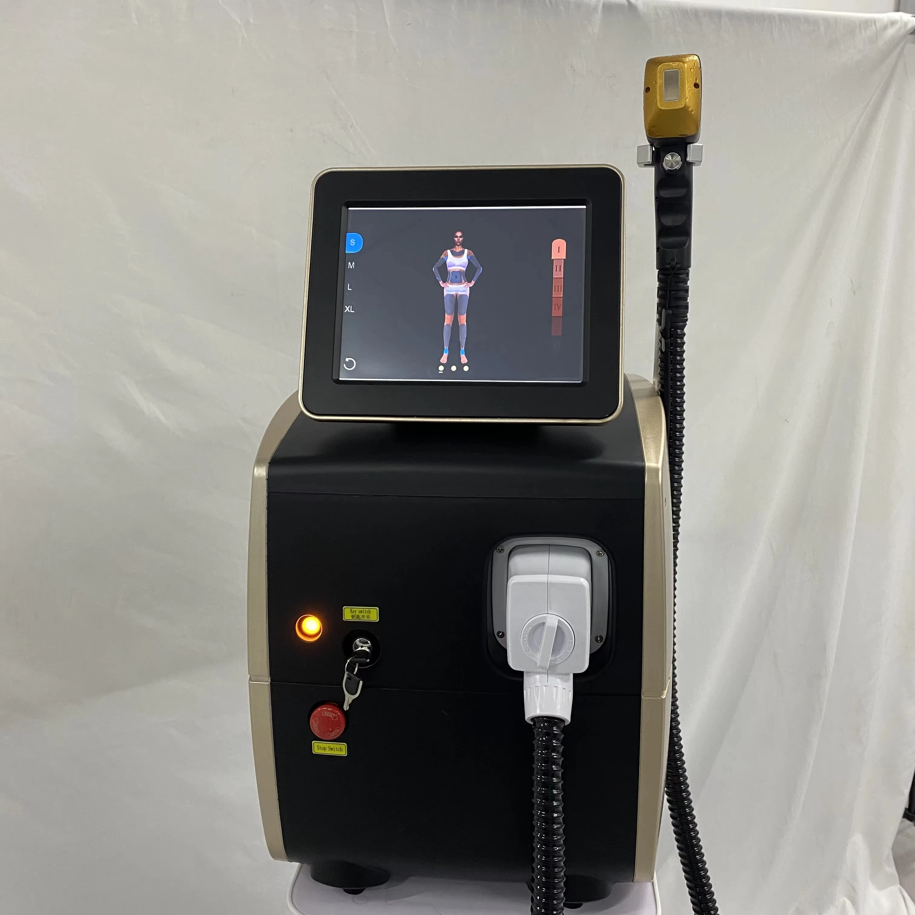 Factory Customized professional diode laser 755nm 808nm 1064nm ice point hair removal beauty machine