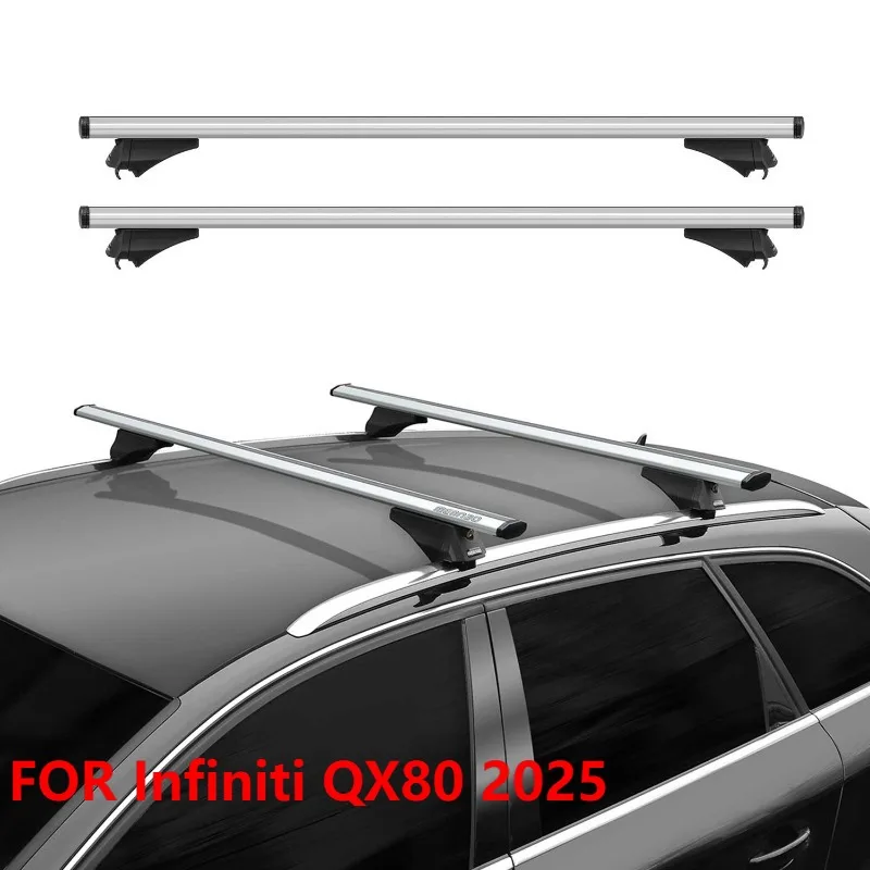 Roof Rack Cross Bars for Infiniti QX80 2025, Silver Luggage Carrier 2pcs