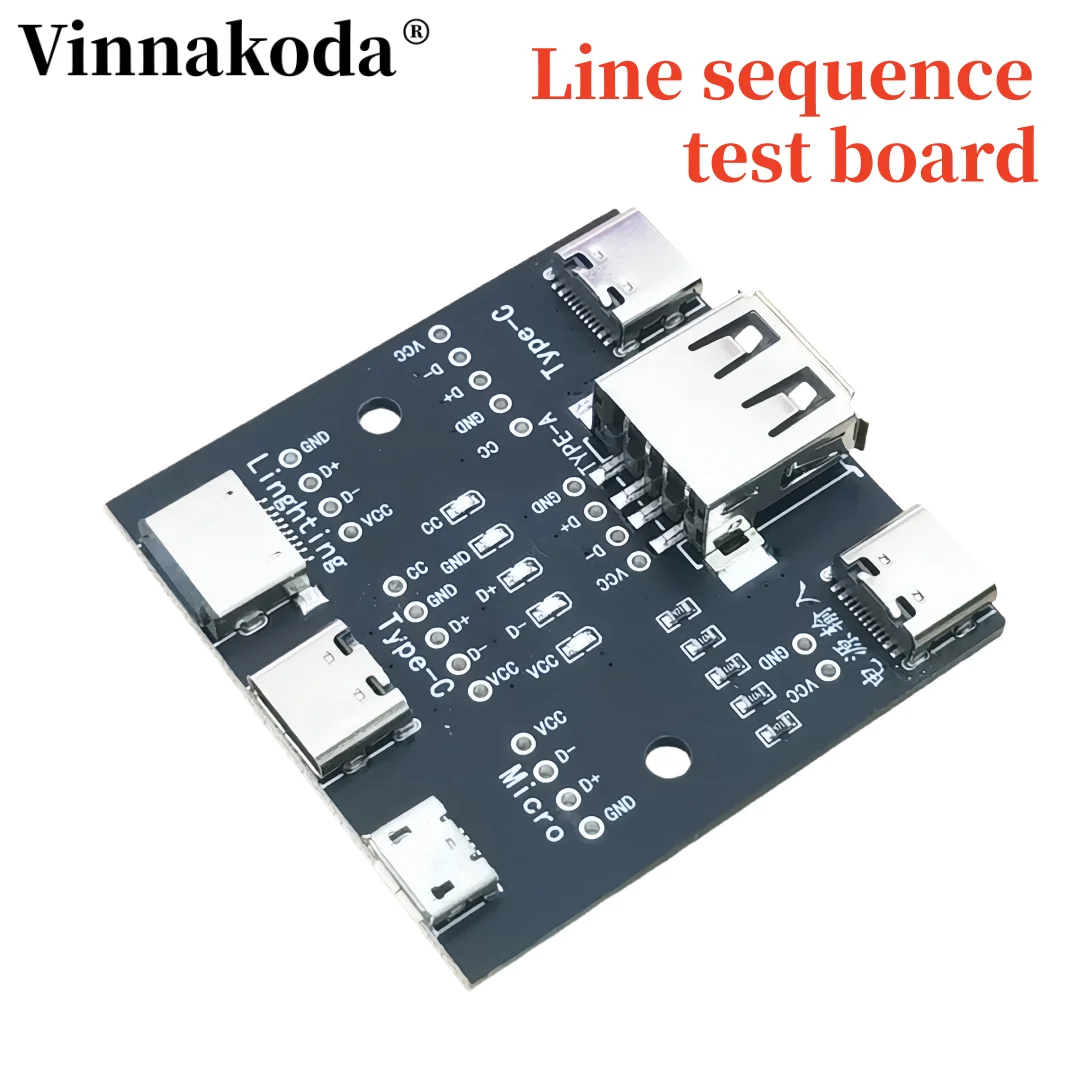 1Pcs Data cable detection board DT3 applies to Apple Android mobile phone Type-c fast charge cable anomaly detector module