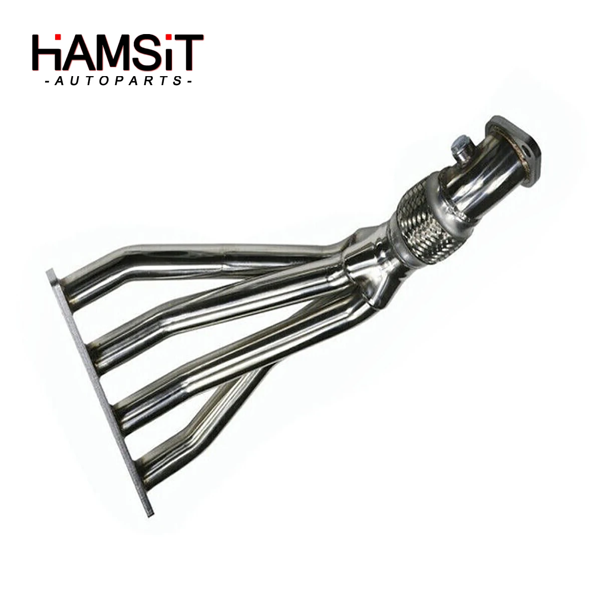 Hamsit Stainless Steel Manifold Header For 02-06 Mini Cooper S Hatchback Convertible 1.6 Jcw R50 R52/53