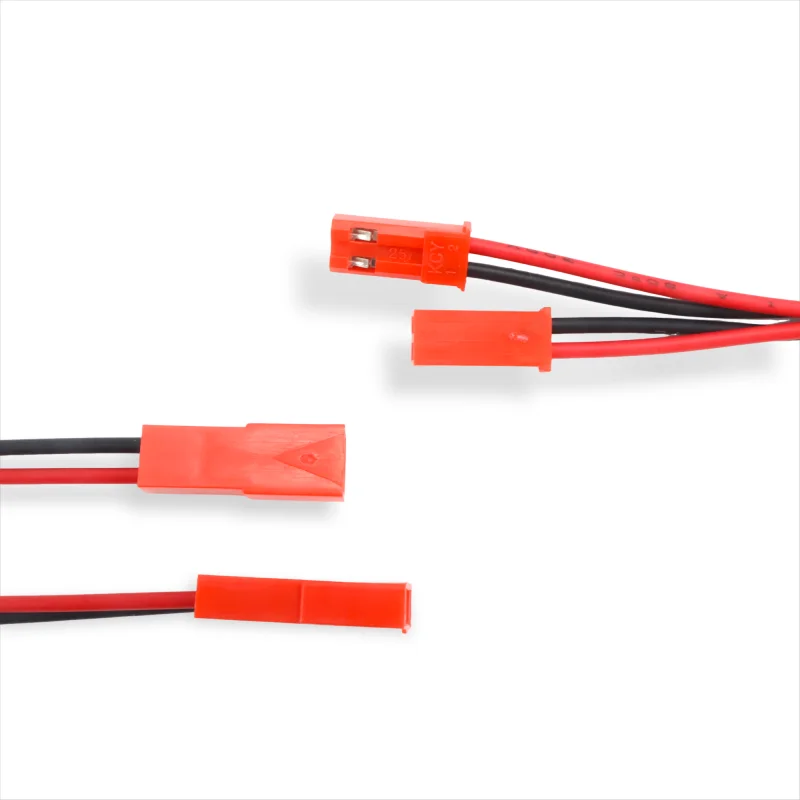 New style1/6PCS 22AWG 10cm Male Female Connector JST Plug Cable 2 Pin For RC BEC Battery Adapter Helicopter FPV Drone Quadcopter
