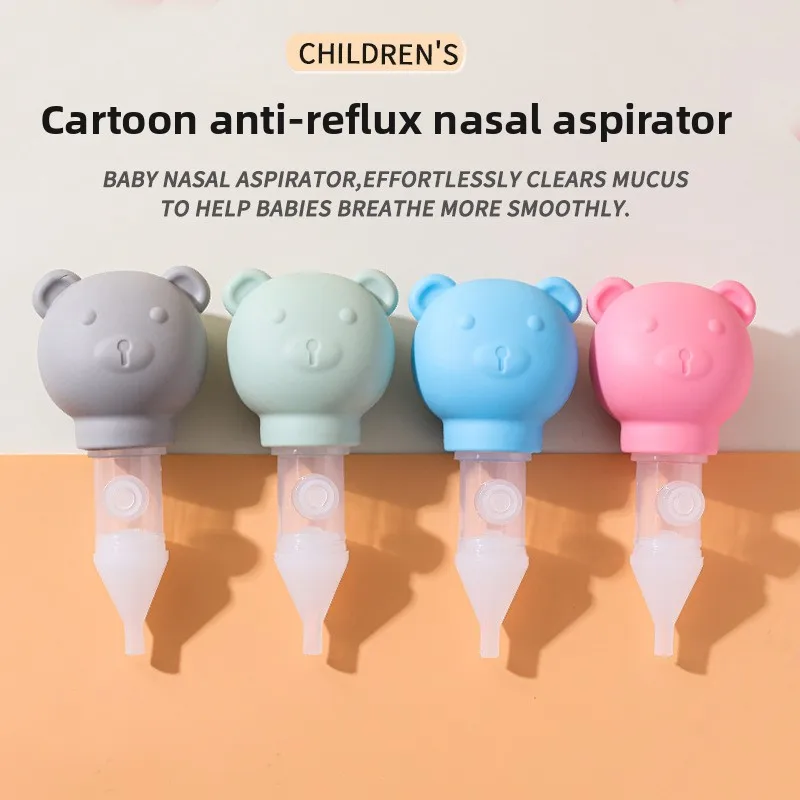 

Новый назальный аспиратор против рефлюкса для младенцев, безопасный для новорожденных, бережное удаление слизи, снимает заложенность, безопасен для пищевых продуктов, для малышей