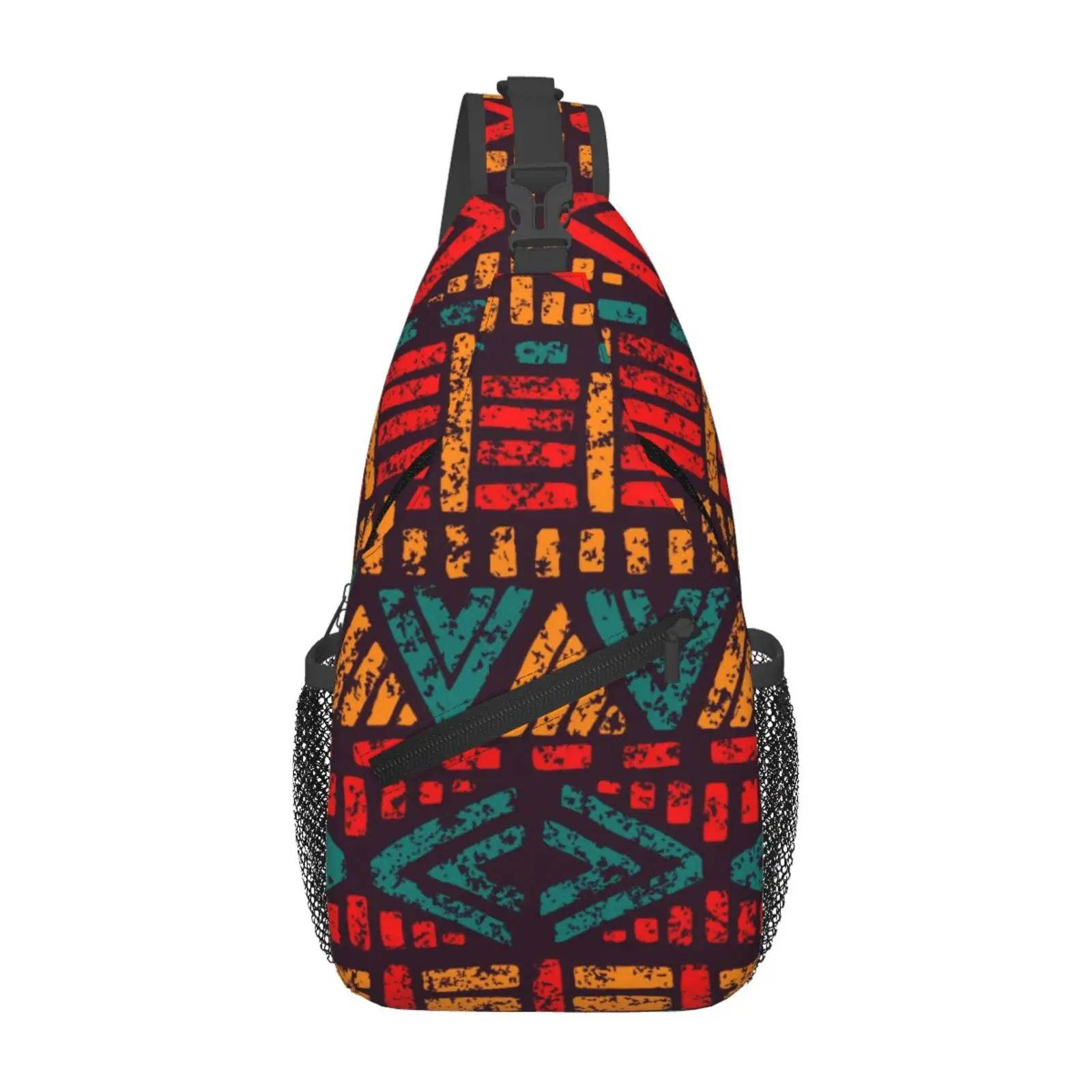 African Nation Pattern Print Shoulder Backpack Women Men Fashion Shoulder Chest Bags for For Traveling Hiking Sling Bag - view 5