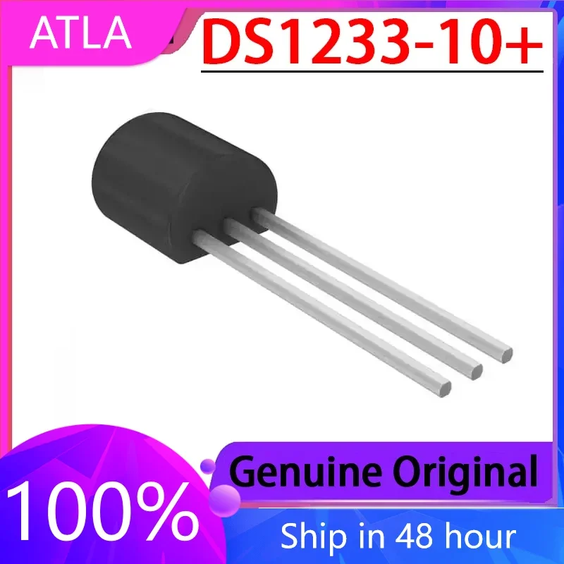 5PCS Original DS1233-10+ TO-92 DS1233 Monitoring Circuit IC 5V Direct Plug-in MPU Monitor 1 Channel