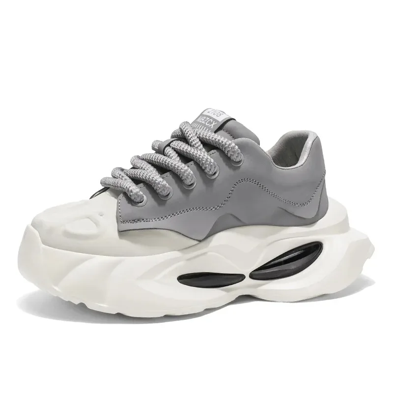

Men's Platform Shoes Fashion Thick-soled Sneakers Teenage Student Air Cushion Sports Shoe Outdoor Casual Shoes Zapatos De Hombre