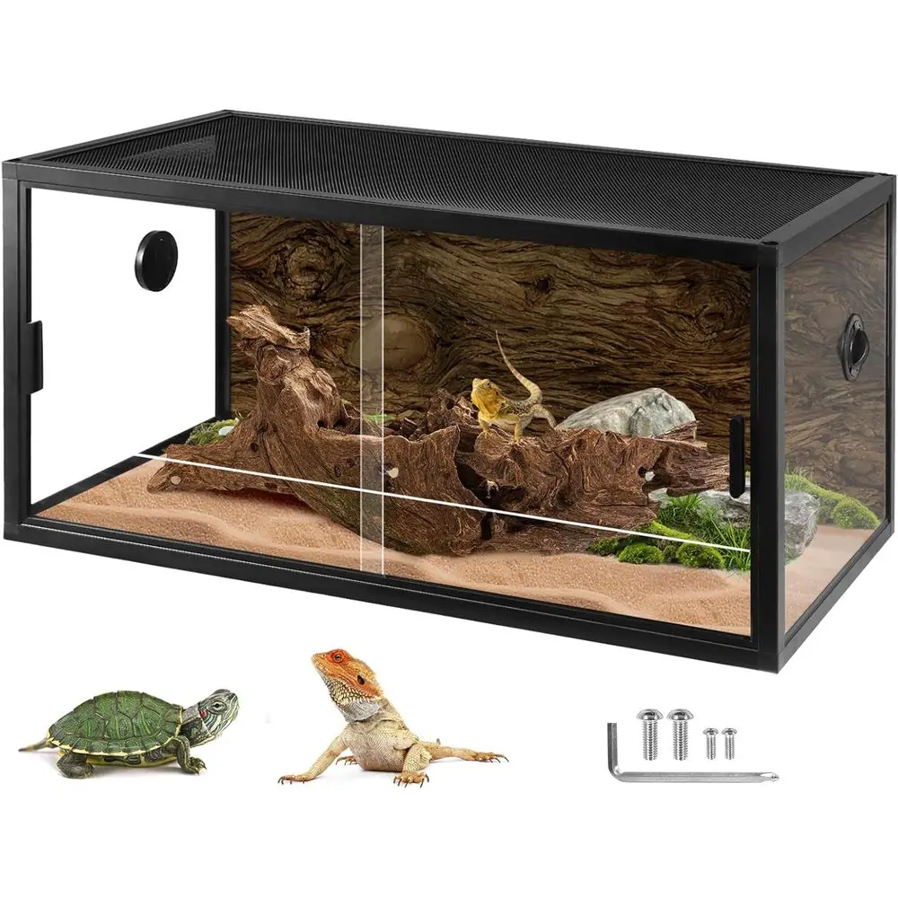 

Detachable Modular Plant Habitat for Reptiles: Eco-Friendly Terrarium or Breeding Enclosure