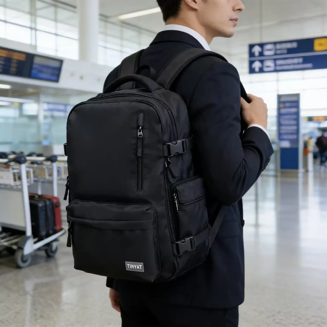 Large Capacity Men's Backpack for Business Trips & Travel,Laptop Commuter Bag for College Students & Work,Durable Daypack