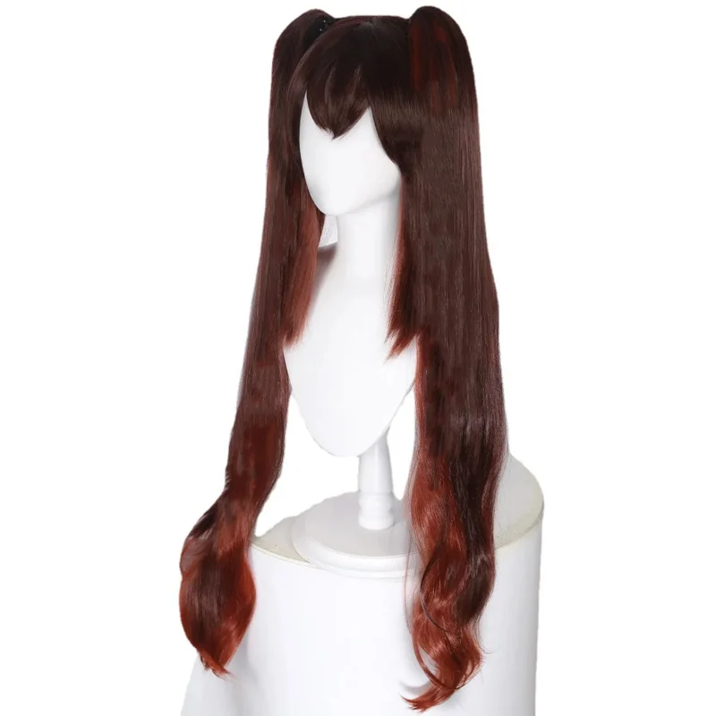 Genshin impact cosplay hutrai wig anime long hair Hu gigging heat resistant synthetic hair wigs Halloween Christmas gift