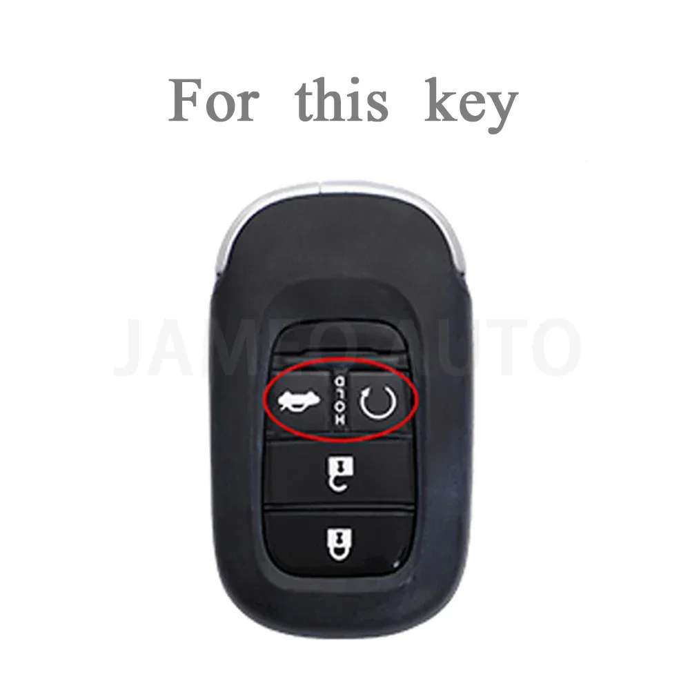 For Honda Civic Accord HR-V CR-V CRV 2022 2023 2024 TPU Car Remote Key Fob Cover Case Holder Protector Accessories