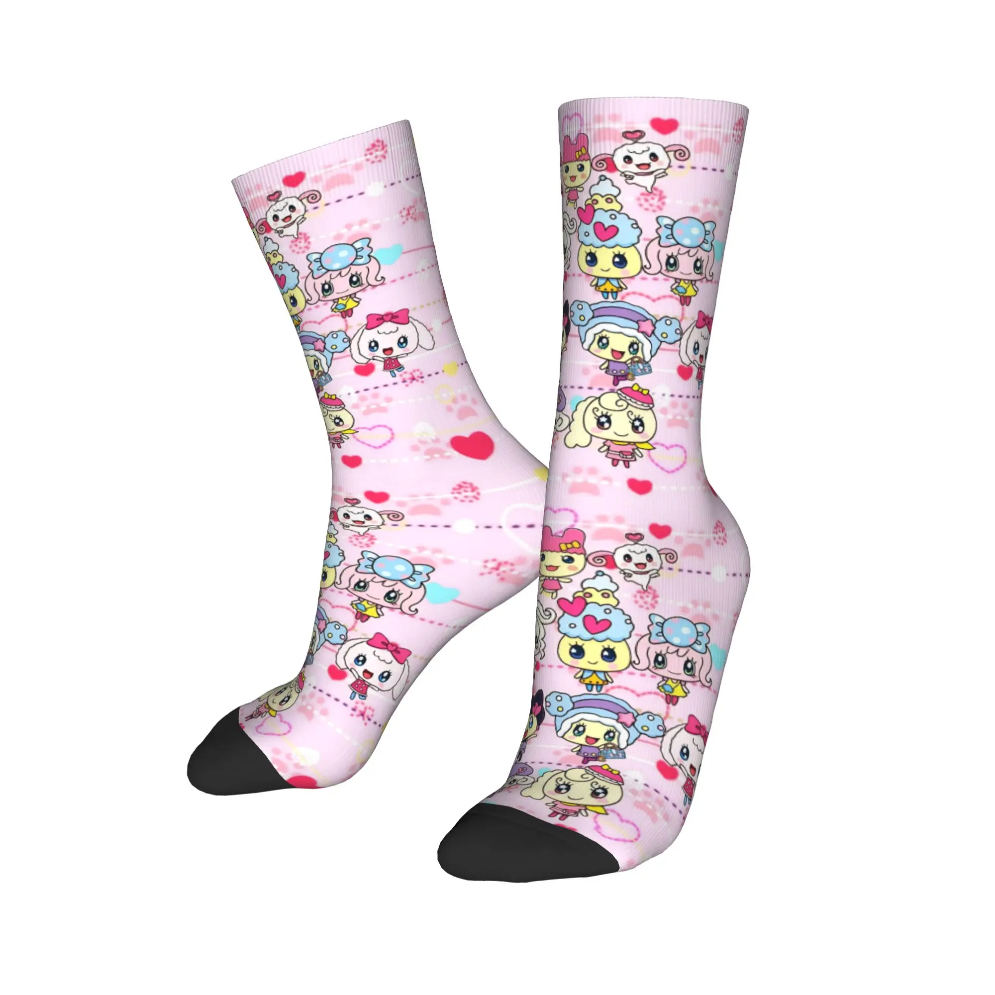 

Fashion Men's Socks Casual Cartoon Love Tamagotchis Sock Polyester Sport Women Socks Spring Summer Autumn Winter,