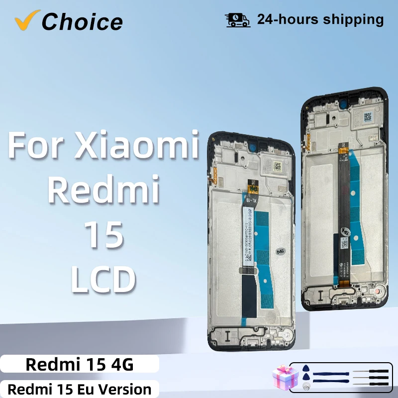 OEM für Xiaomi Redmi 15 4G LCD-Display-Ersatzteile für Redmi 15 EU-Version Display-Bildschirm Touchpanel-Digitizer-Baugruppe
