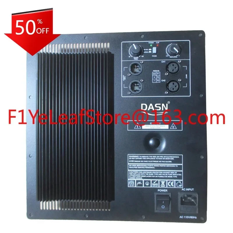 Class D Power Amplifier Subwoofer Module Audio Board Professional DB-1800W DSP Monoblock Mixer