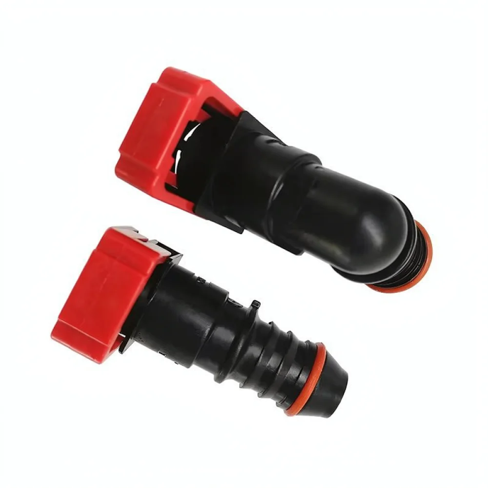 9.89mm ID12 Fuel Line Quick Connector For Snukki Auto Hose Fitting Square Lock System Release Replacement Coupler