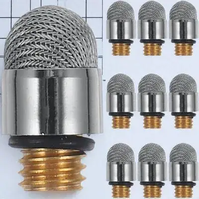 

10Pcs Stylus Tips Replacement Capacitive Pen Tips for Touch Devices Premium Fiber Silver Construction Accurate