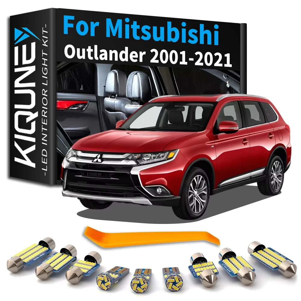 Interior LED Light Bulbs Kit For Mitsubishi Outlander MK 1 2 3 I II III 2001- 2012 2013 2014 2015 2016 2017 2018 2019 2020 2021