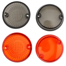 2Pcs Motorcycle Turn Signal Light Lens Cover Smoked/Amber Lens For Kawasaki Vulcan 1500 1600 500 750 800 900