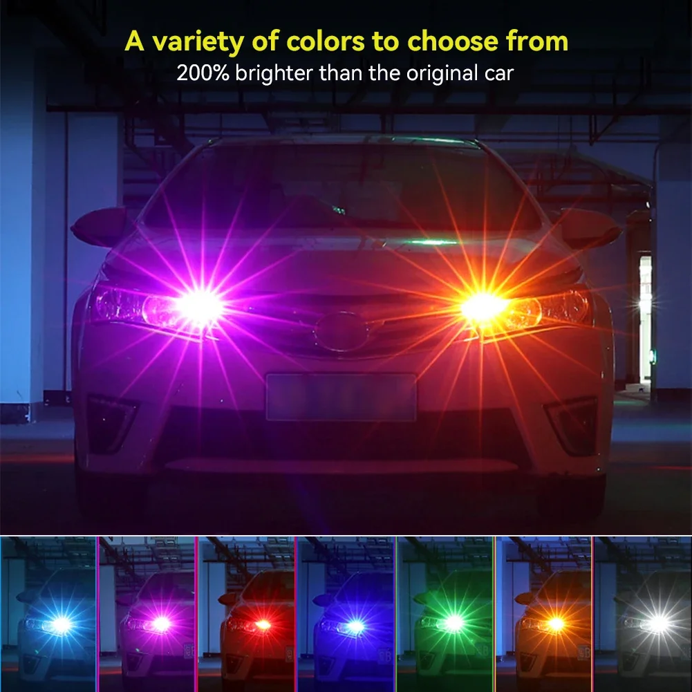 10Pcs T10 LED Car COB Light Bulbs 12V Transparent Crystal Reading License Plate Light Signal Lamp LED Interior Dome Lamps