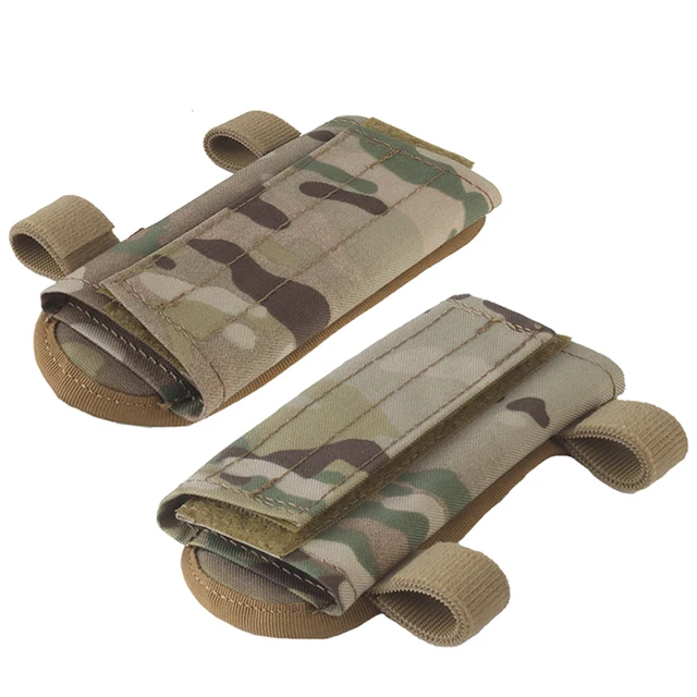 2 szt. Kamizelka taktyczna pasek na ramię wygodna poduszka siatkowa wyściełana Camo do kamizelek myśliwskich SPC JPC1.0/2.0/3.0 Plate Carrier