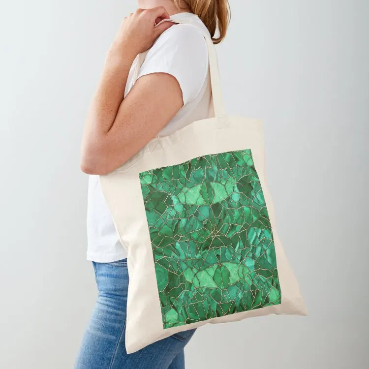

Emerald mosaic Tote Bag tote bag men tote bag screen bags woman 2025 Gift