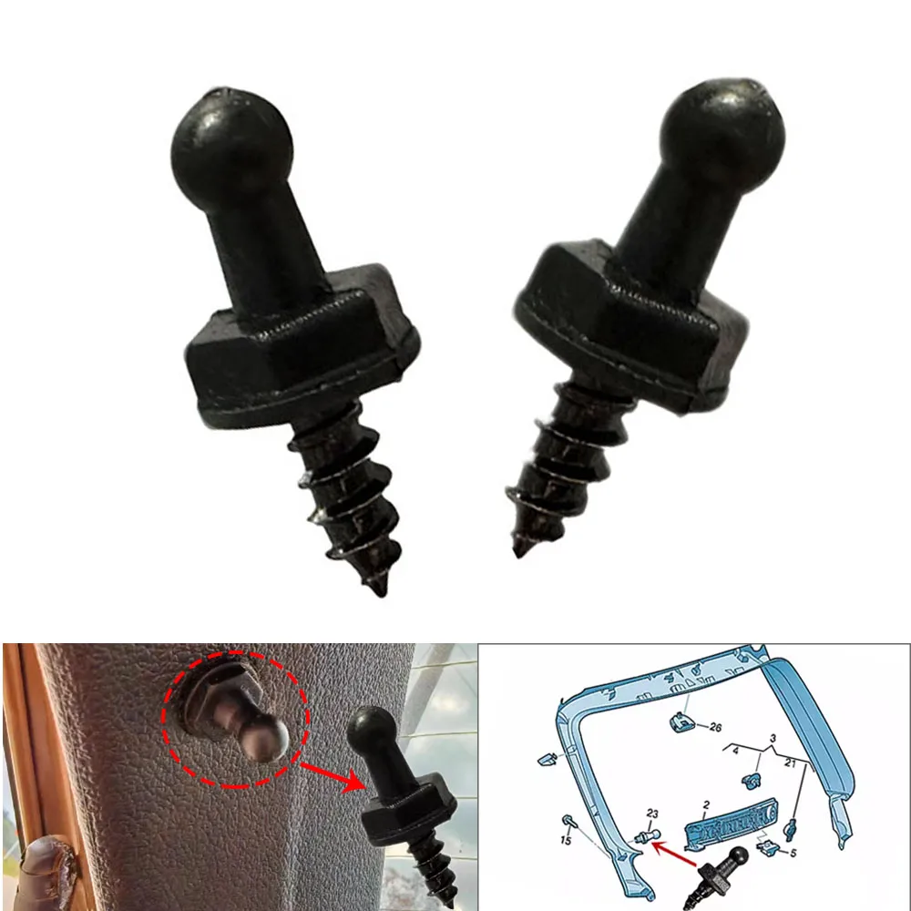 Tailgate Luggage Partitions Curtain Fixing Bolt Buckle Rear Trunk Panel Door Fastener Screw Clip For Audi Q3 RSQ3 8UB 2012-2018