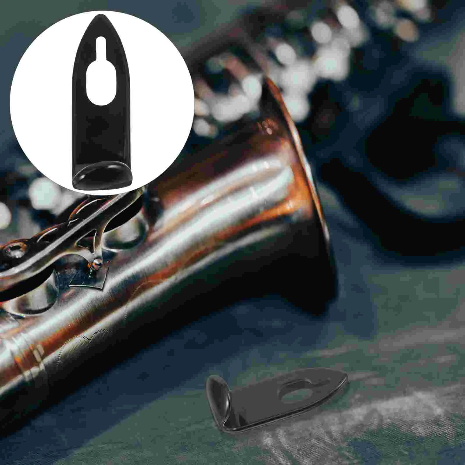

Saxophone Thumb Rest Cushion Finger Musical Instrument for Alto Recorder Support Hook