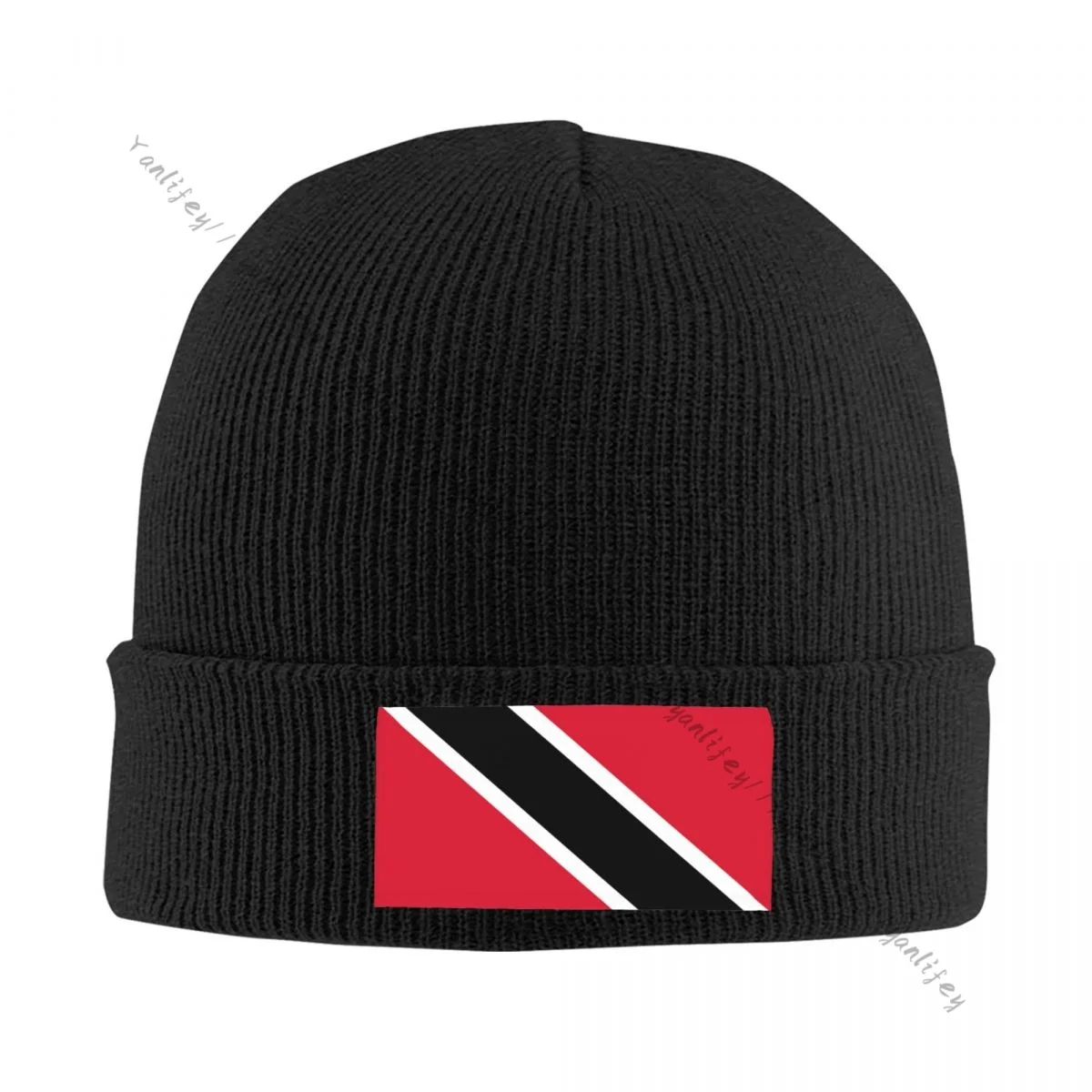 Winter Knitted Hat Flag Of Trinidad And Tobago Beanie Cap For Men Women Soft Warm Bonnet