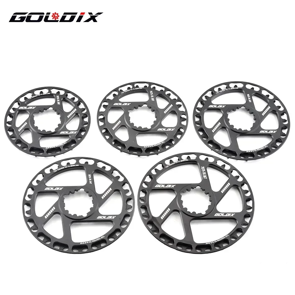 GOLDIX Children\'s Bicycle Crankset Chainring 28/30/32/34/36T Direct Mount Chainwheel for SRAM 3-Bolt Single Speed Crankset