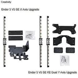 Nueva actualización de carril de eje X para Ender-3 v3 se MGN9H guía lineal dual Y-aixs de 300mm compatible con accesorios de máquina de impresora 3D ender 3 v3 se
