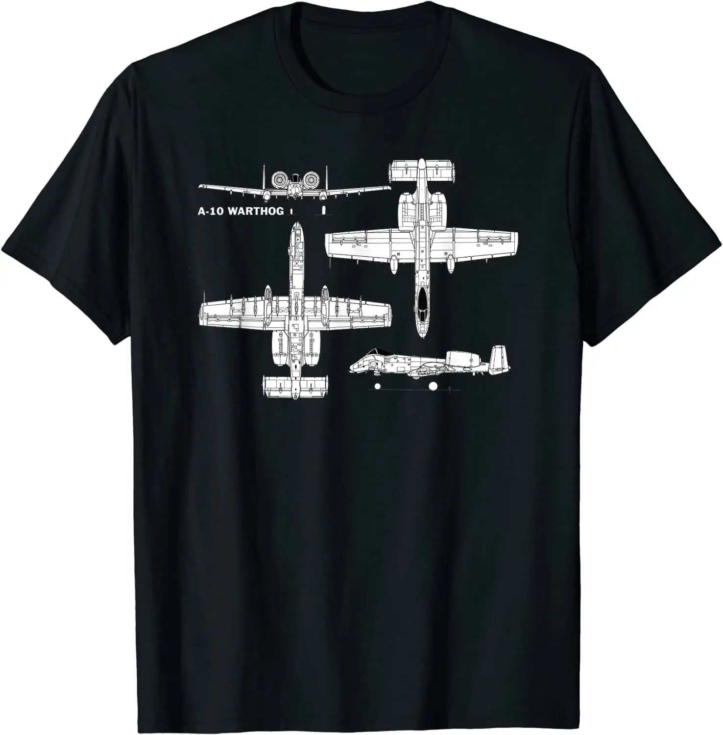 A-10 Warthog Military Aircraft Men T-Shirt Short Sleeve Casual 100% Cotton O-Neck Summer TShirt