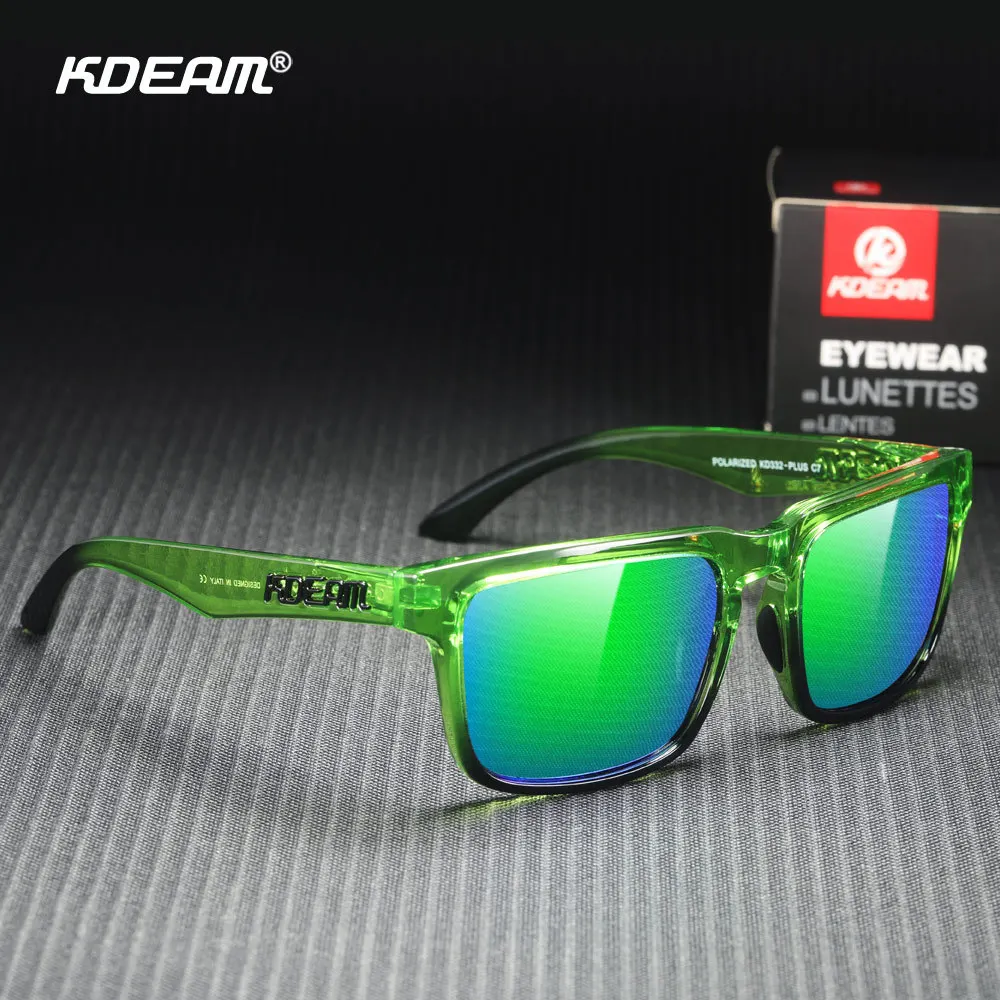 KDEAM DOISYER Venta caliente KD332 gafas de sol polarizadas de gran tamaño mejoradas sombrilla al aire libre de gama alta gafas UV400 KD332PLUS