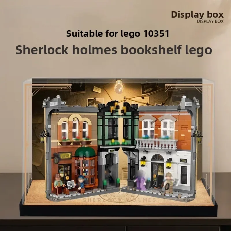 Suitable for LEGO 10351 Sherlock Holmes Building Block Model Box Acrylic High-Definition Display Storage Box