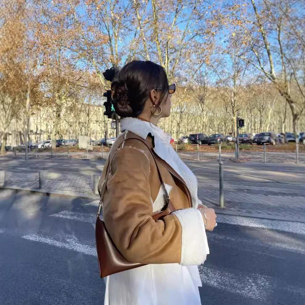 

Длинные женские туфли из овечьей шерсти, свободные отпускные корейские стили, утолщенные, с хлопковой подкладкой, черные, однотонные, с цветными блоками, необычные девушки