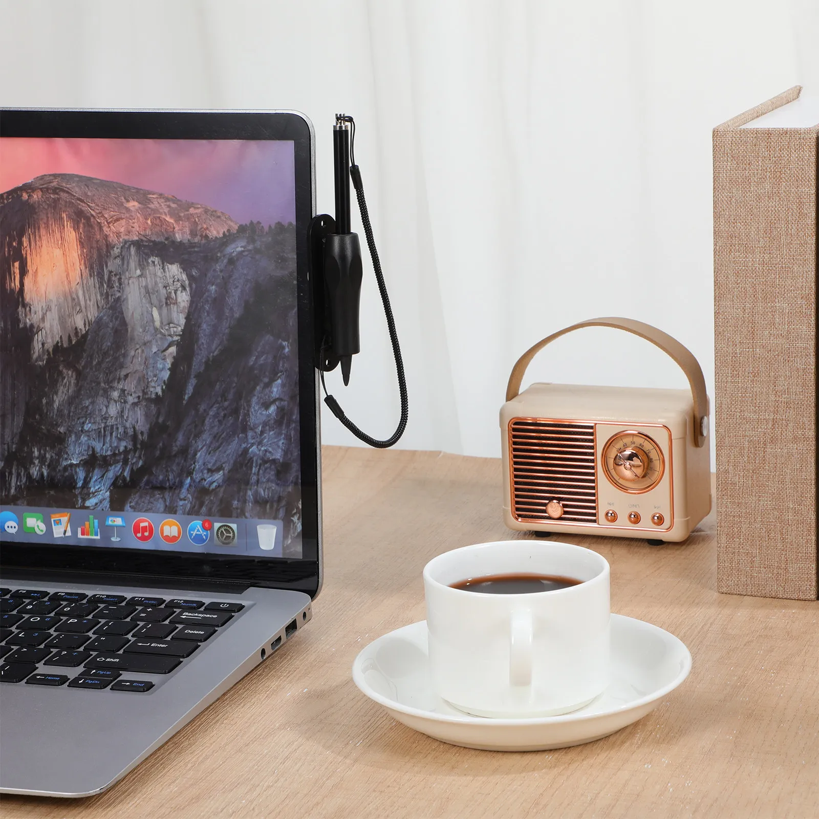 

Precision Metal Resistive Stylus Pen Black Touchscreen Pen Lanyard Holder Smooth ABS Tip Drawing Sketching Tablets Phones