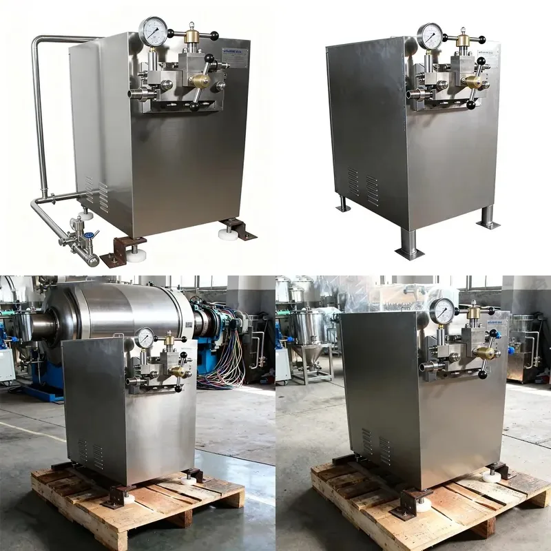 Juice 50l Laboratory High Speed Lab Small Scale Milk Vacuum High Shear Emulsifier Ultrasonic Mixer Machine