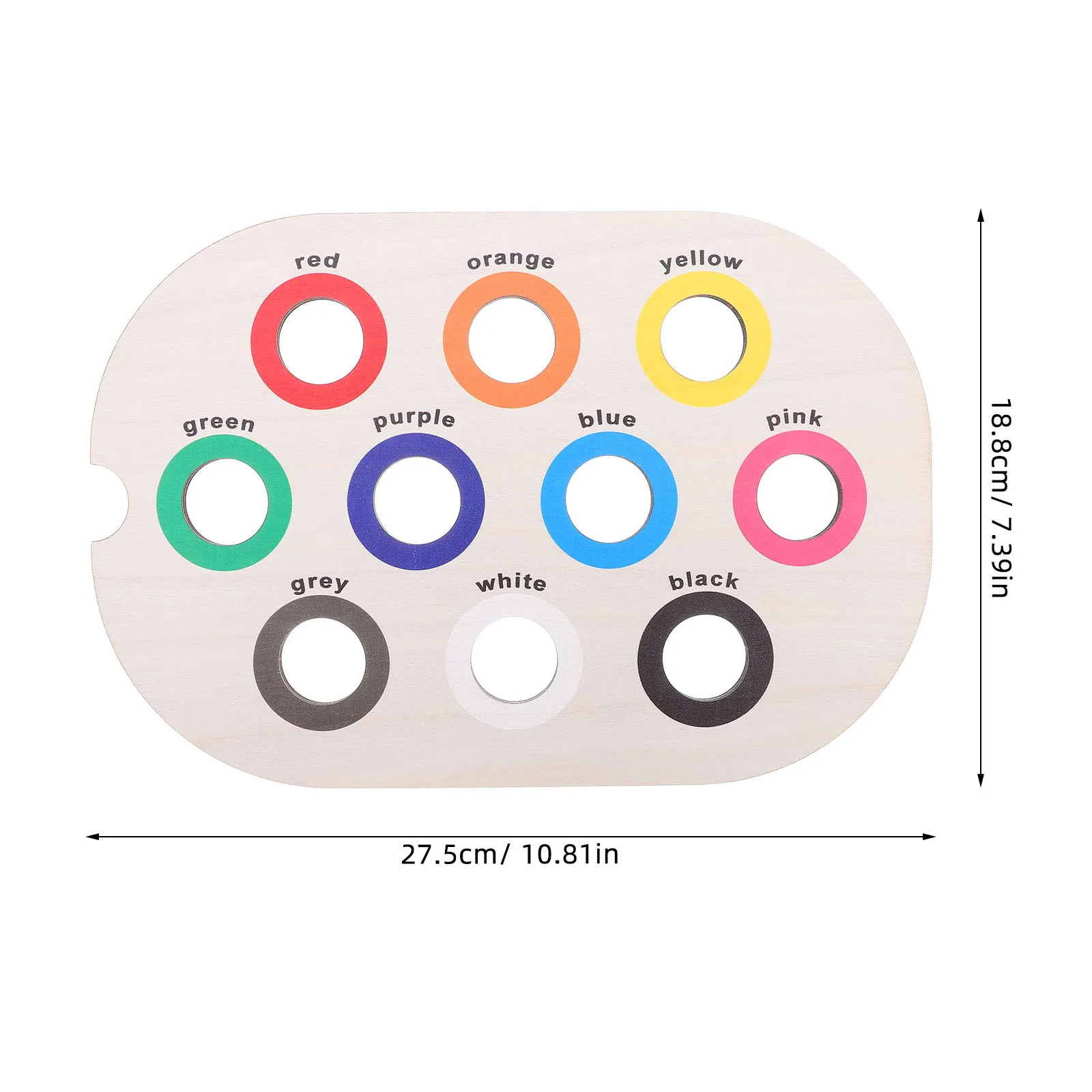 ถาดไม้มอนเตสซอรี่สำหรับเรียงสี กระดานเสริมพัฒนาการทางประสาทสัมผัสสำหรับเด็กเล็ก เกมฝึกพัฒนาทักษะการเคลื่อนไหวอย่างละเอียดสำหรับเด็กก่อนวัยเรียน