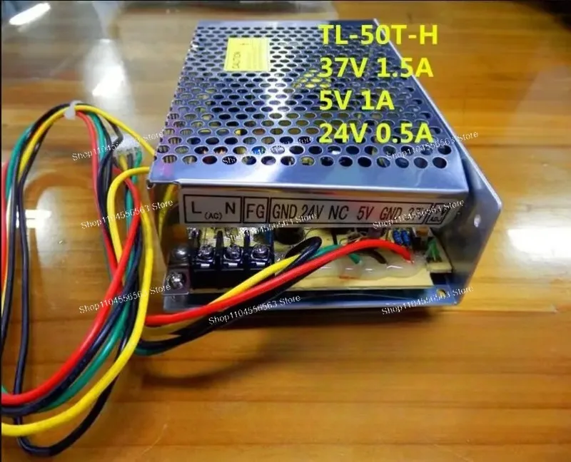TL-50T-H Power Supply for Cutting Plotter, 37V 1.5A 5V 1A 24V 0.5A 3 Output AC DC Adapter
