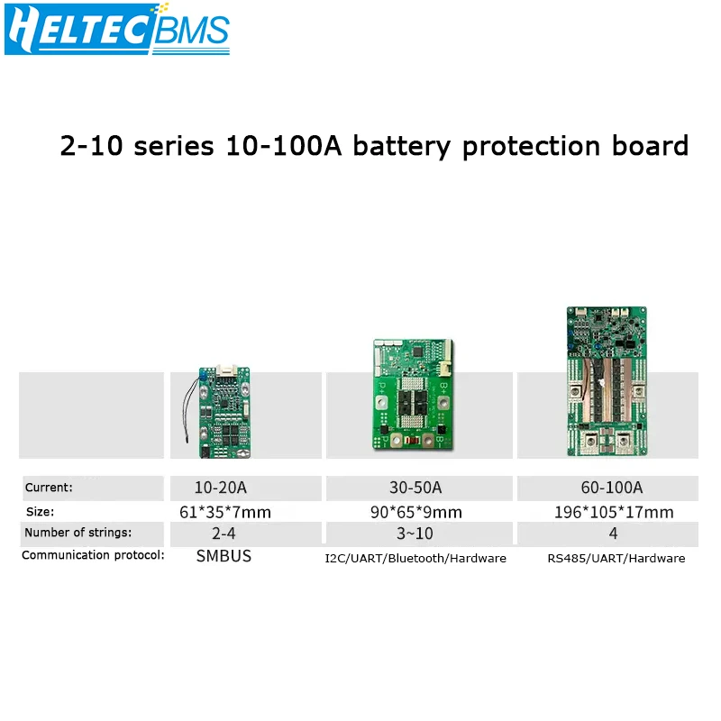 Heltecbms 12V inteligentny akumulator sodowo-jonowy BMS UART/BLE 3S 4S 30A 40A 50A 60A 100A balans baterii tablica zabezpieczająca/12V akumulator