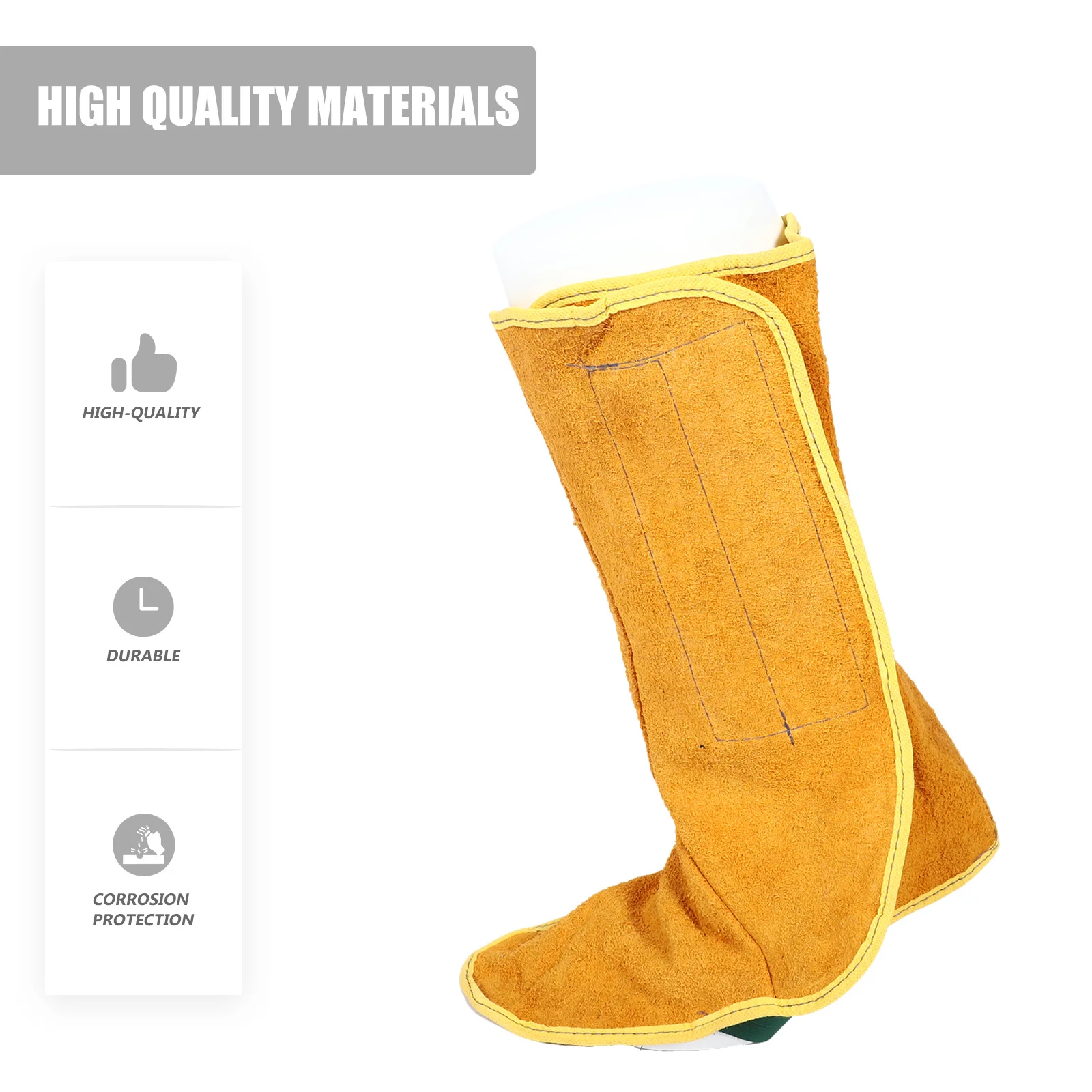 

1Pair Welding Foot Protector Practical Lightweight Protective Cover for Scald and Abrasions Welding Foot Cover