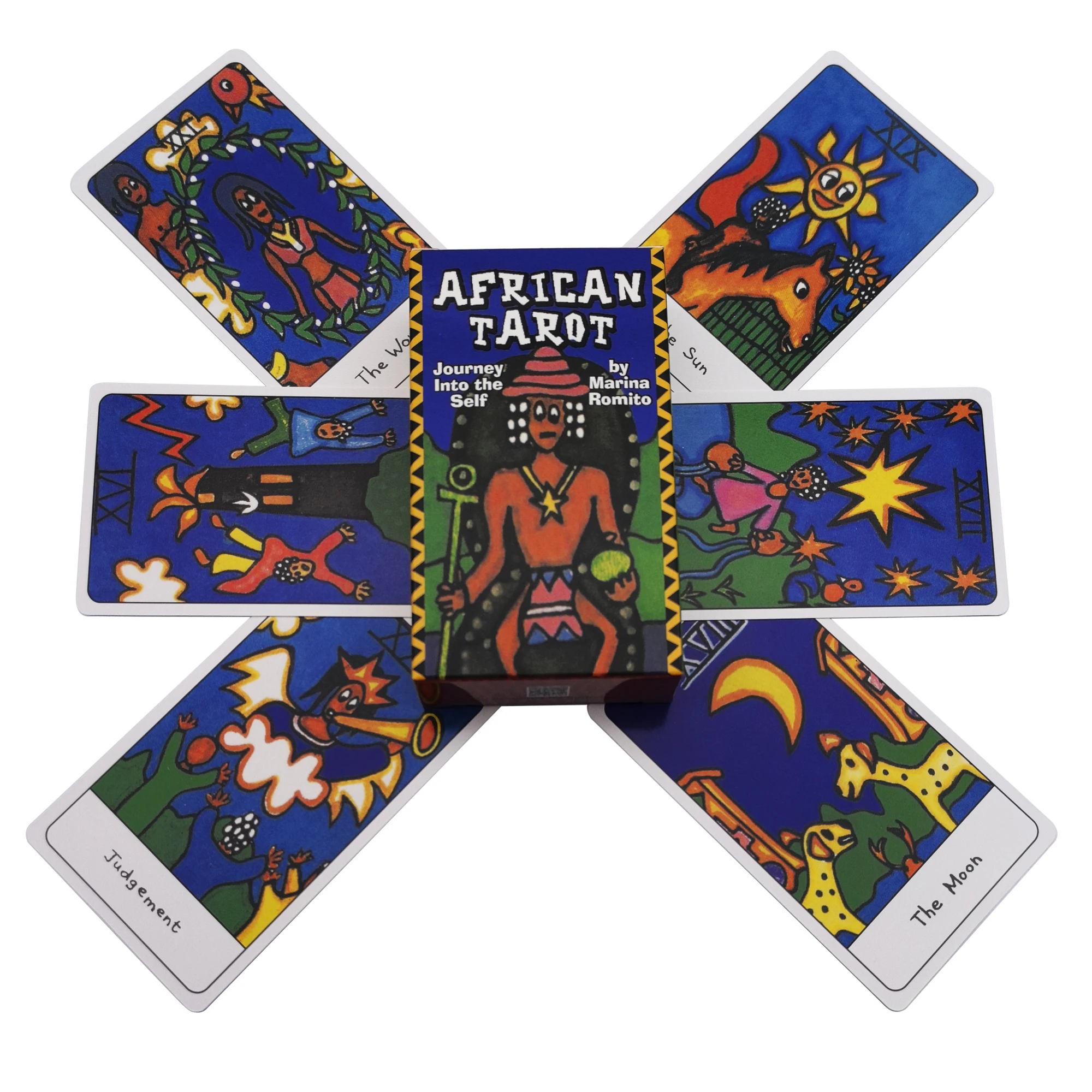 

African Tarot Cards Deck Fortune Telling Divination Oracle Family Entertainment Party Board Game Tarot Deck gift