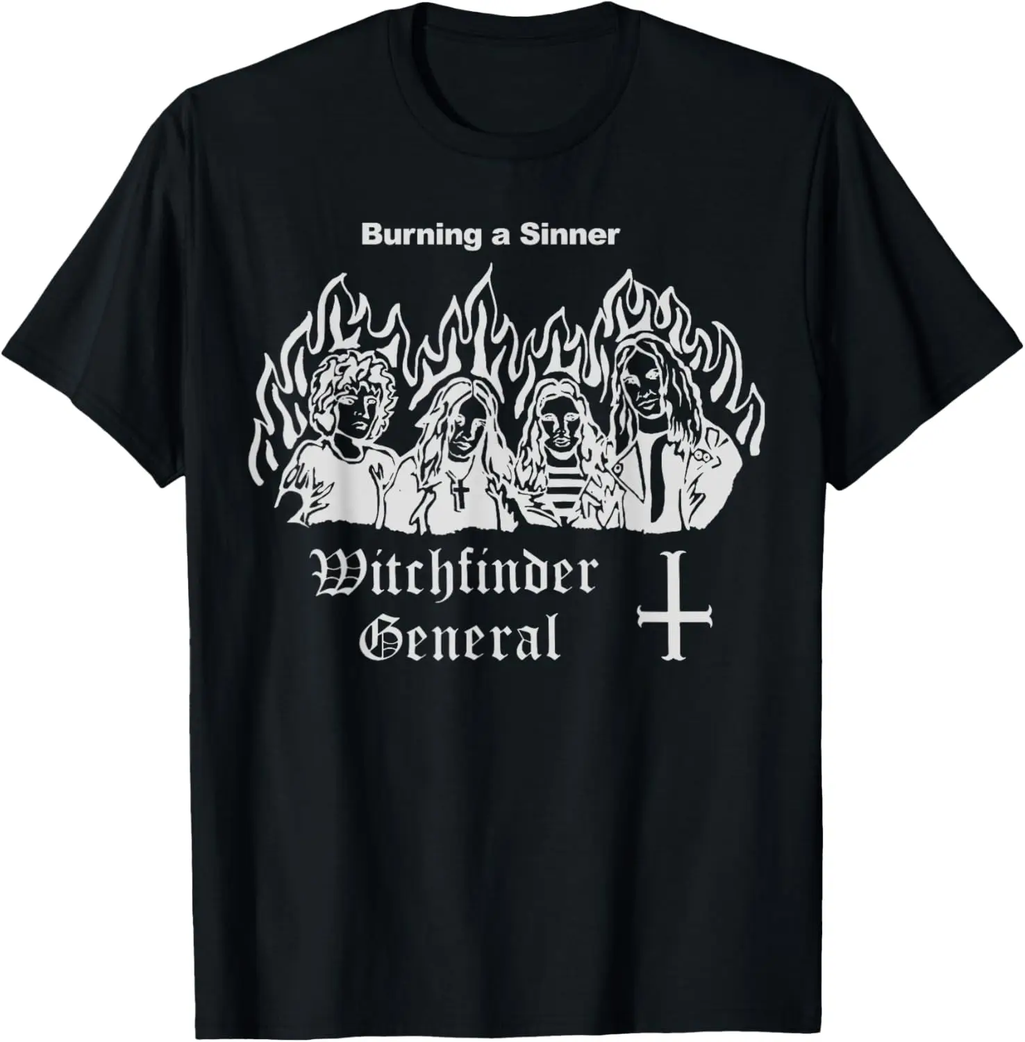 Witchfinder General Burning A Sinner T-Shirt