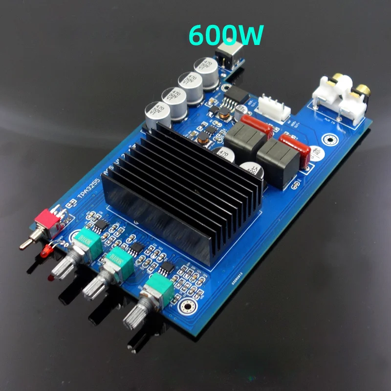 

Nvarcher TPA3255 Class D 600W High Power Subwoofer Digital Amplifier Board Low Frequency Adjustable